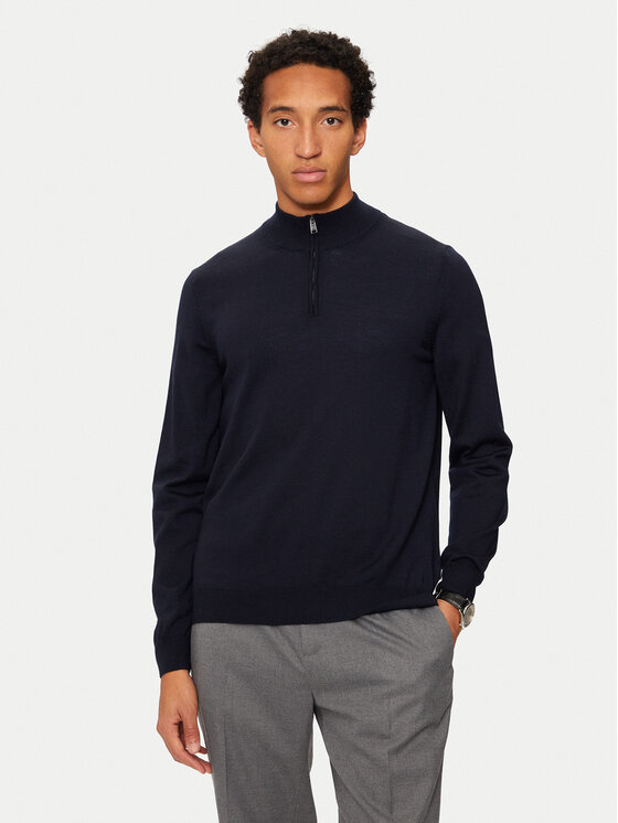 Свитер обычного кроя Boss, синий 
Свитер обычного кроя Boss, синий