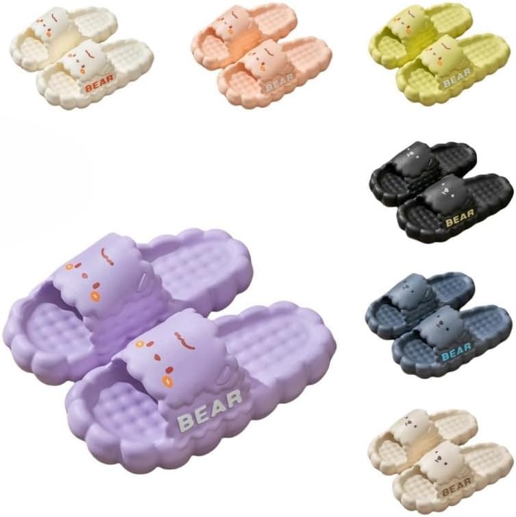 Женские тапочки ALBIVA с милым медвежонком, летние, мягкая подошва, нескользящие сандалии для дома и улицы, кавайные подарки для женщин и мужчин, фиолетовый
Женские тапочки ALBIVA с милым медвежонком, летние, мягкая подошва, нескользящие сандалии для дома и улицы, кавайные подарки для женщин и мужчин, фиолетовый