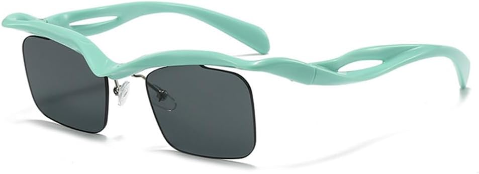 Солнцезащитные очки прямоугольной формы без оправы для женщин и мужчин, винтажные, в стиле панк, с маленькой оправой, модные солнцезащитные очки для мужчин WNCKSQ, C4greenblackgray
Солнцезащитные очки прямоугольной формы без оправы для женщин и мужчин, винтажные, в стиле панк, с маленькой оправой, модные солнцезащитные очки для мужчин WNCKSQ, C4greenblackgray