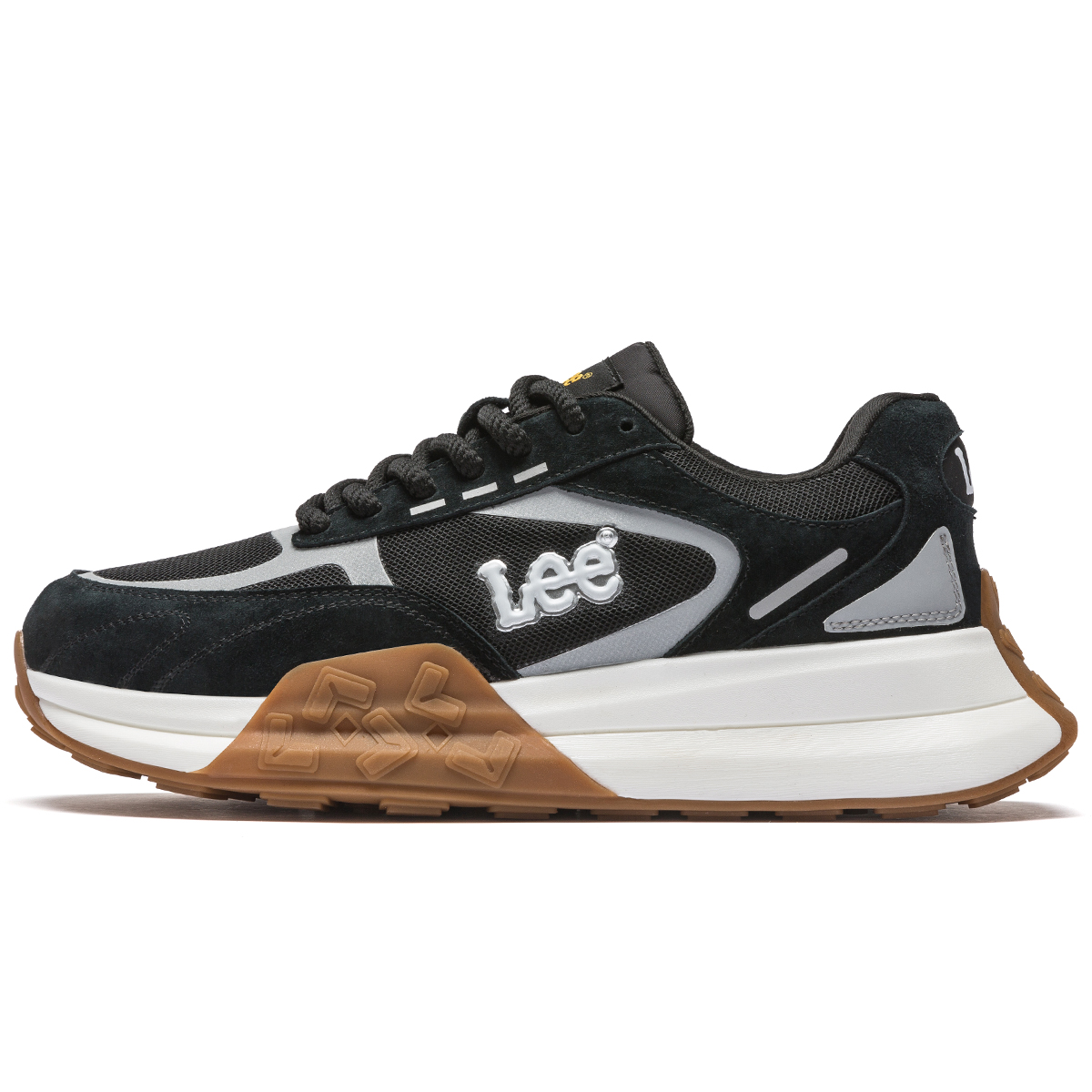 Lee Мужские противоскользящие повседневные кеды на платформе черные, цвет Black
Lee Мужские противоскользящие повседневные кеды на платформе черные, цвет Black