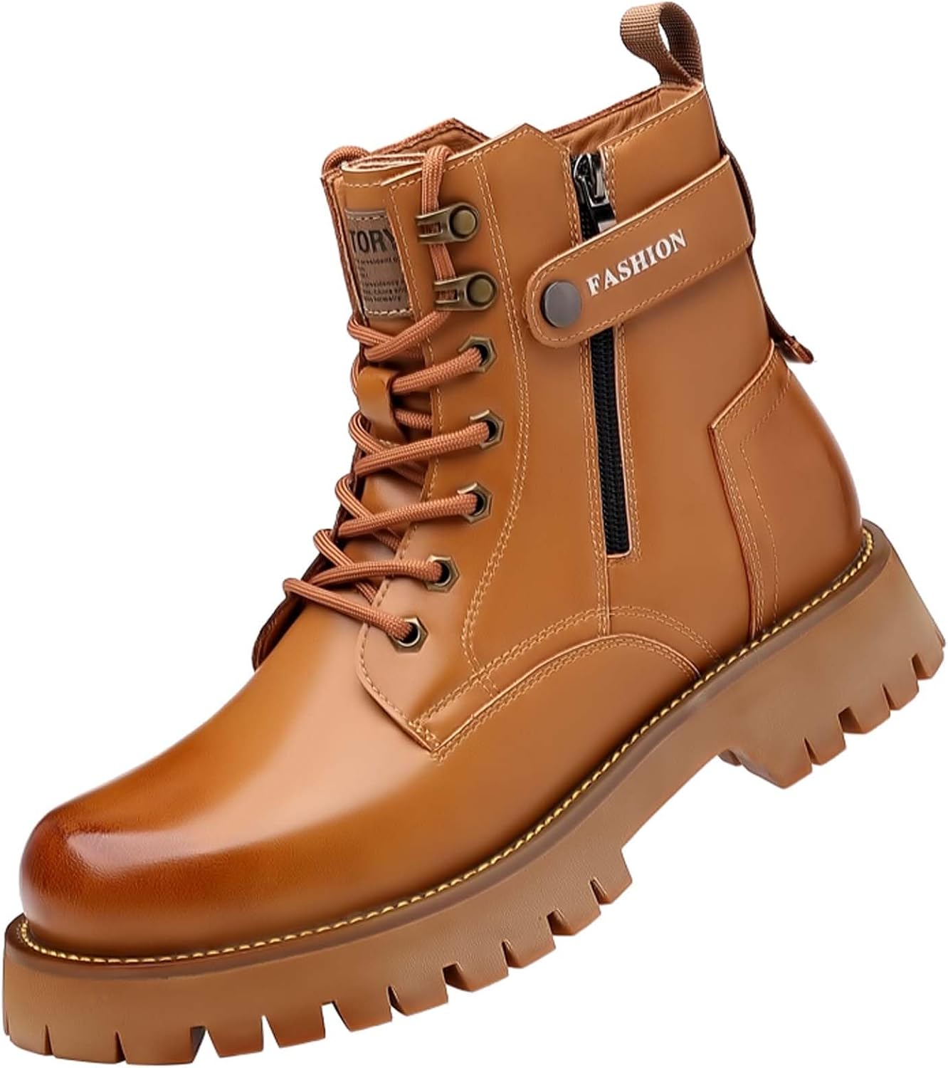 Ботинки для мужчин Ботинки повседневные С боковой молнией Кожаные мотоциклетные боевые ботильоны Мужские тактические обувь Generic, желтый
Ботинки для мужчин Ботинки повседневные С боковой молнией Кожаные мотоциклетные боевые ботильоны Мужские тактические обувь Generic, желтый