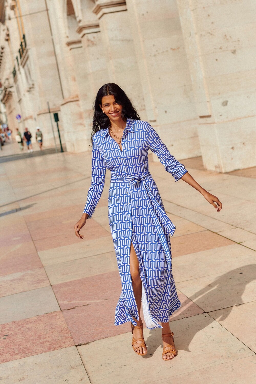 Платье рубашка миди из джерси Marcia Boden, синий
Платье рубашка миди из джерси Marcia Boden, синий