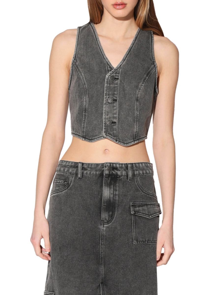 Укороченный жилет Tory Walter Baker, цвет Grey Wash
Укороченный жилет Tory Walter Baker, цвет Grey Wash