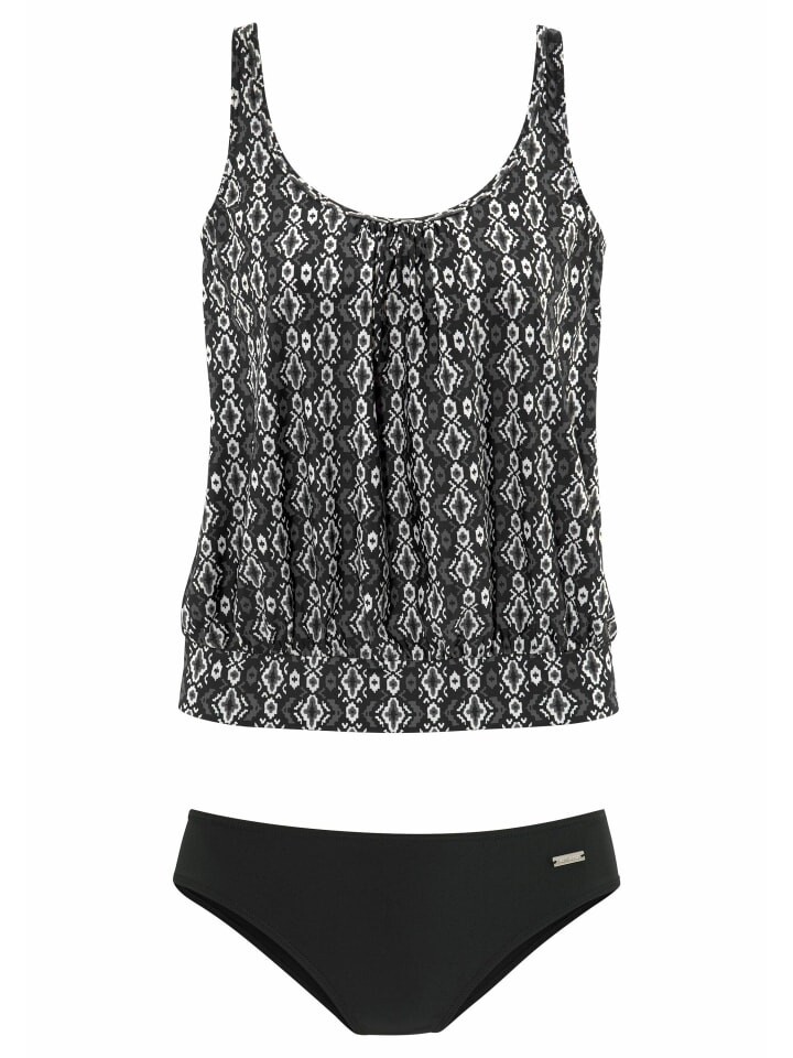 Комплект бикини LASCANA, цвет schwarz/bedruckt
Комплект бикини LASCANA, цвет schwarz/bedruckt