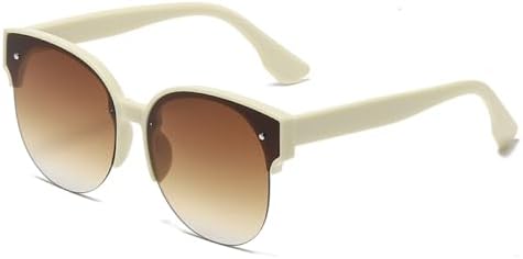 Модные солнцезащитные очки «кошачий глаз» для женщин, трендовые круглые линзы с градиентом, винтажные женские солнцезащитные очки с защитой от УФ-излучения UV400 MTZJH, Beige
Модные солнцезащитные очки «кошачий глаз» для женщин, трендовые круглые линзы с градиентом, винтажные женские солнцезащитные очки с защитой от УФ-излучения UV400 MTZJH, Beige