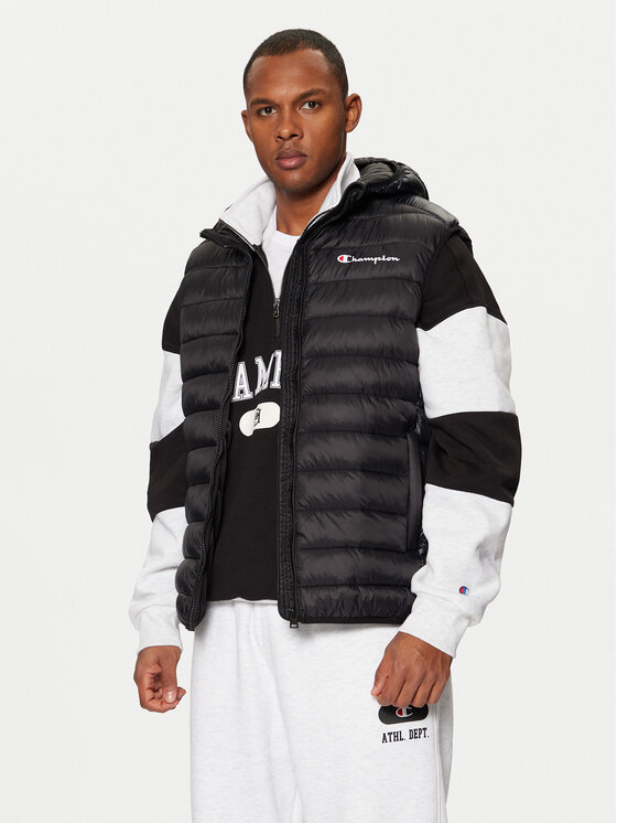 Жилет стандартного кроя Champion, черный 
Жилет стандартного кроя Champion, черный