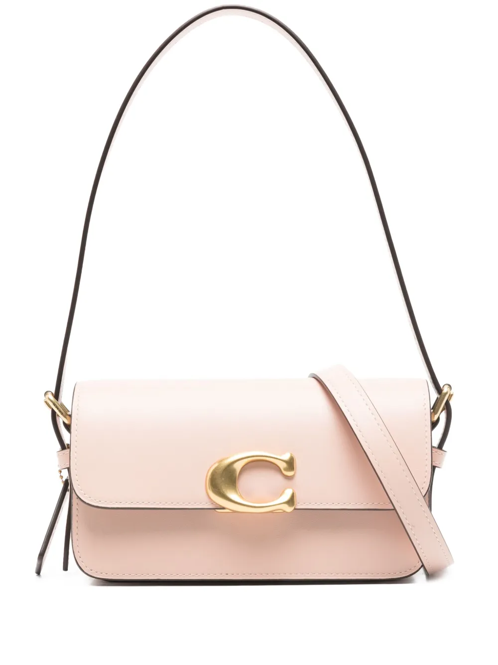 Кожаная сумка через плечо с застежкой Zoe Coach, нейтральный
Кожаная сумка через плечо с застежкой Zoe Coach, нейтральный