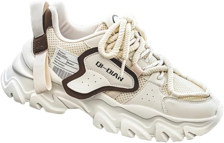 Мужские винтажные кроссовки в стиле олдскул с массивной подошвой- нескользящие, прочные и мягкие для активного отдыха на улице Hoalox, бежевый
Мужские винтажные кроссовки в стиле олдскул с массивной подошвой- нескользящие, прочные и мягкие для активного отдыха на улице Hoalox, бежевый