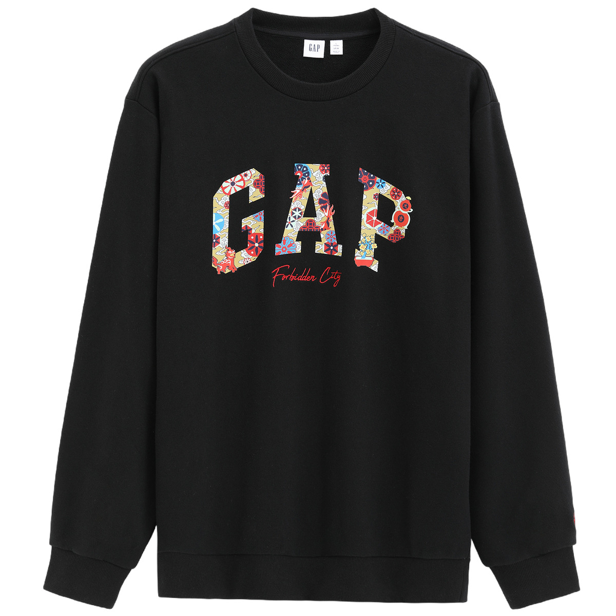 Gugonglianmingkuan свитшот unisex GAP, черный
Gugonglianmingkuan свитшот unisex GAP, черный