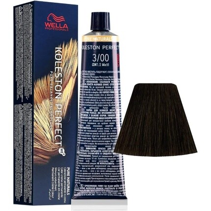 Koleston Perfect Me+ Pure Naturals Перманентная крем-краска для волос 3/00 Темно-коричневый натуральный 60 мл, Wella
Koleston Perfect Me+ Pure Naturals Перманентная крем-краска для волос 3/00 Темно-коричневый натуральный 60 мл, Wella