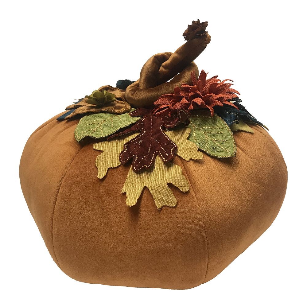 Edie@Home Harvest Бархатная подушка в виде тыквы с вышитыми листьями Edie at Home, цвет Pumpkin
Edie@Home Harvest Бархатная подушка в виде тыквы с вышитыми листьями Edie at Home, цвет Pumpkin