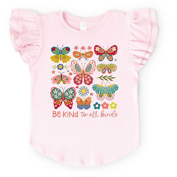 Футболка с рукавами-бабочками Be kind to all kinds The Juniper Shop, Ballerina
Футболка с рукавами-бабочками Be kind to all kinds The Juniper Shop, Ballerina