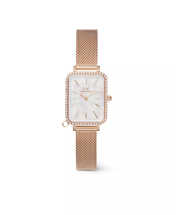 Женские часы с аналоговым циферблатом в корпусе из нержавеющей стали с розовым золотым покрытием, 20 мм Daniel Wellington
Женские часы с аналоговым циферблатом в корпусе из нержавеющей стали с розовым золотым покрытием, 20 мм Daniel Wellington