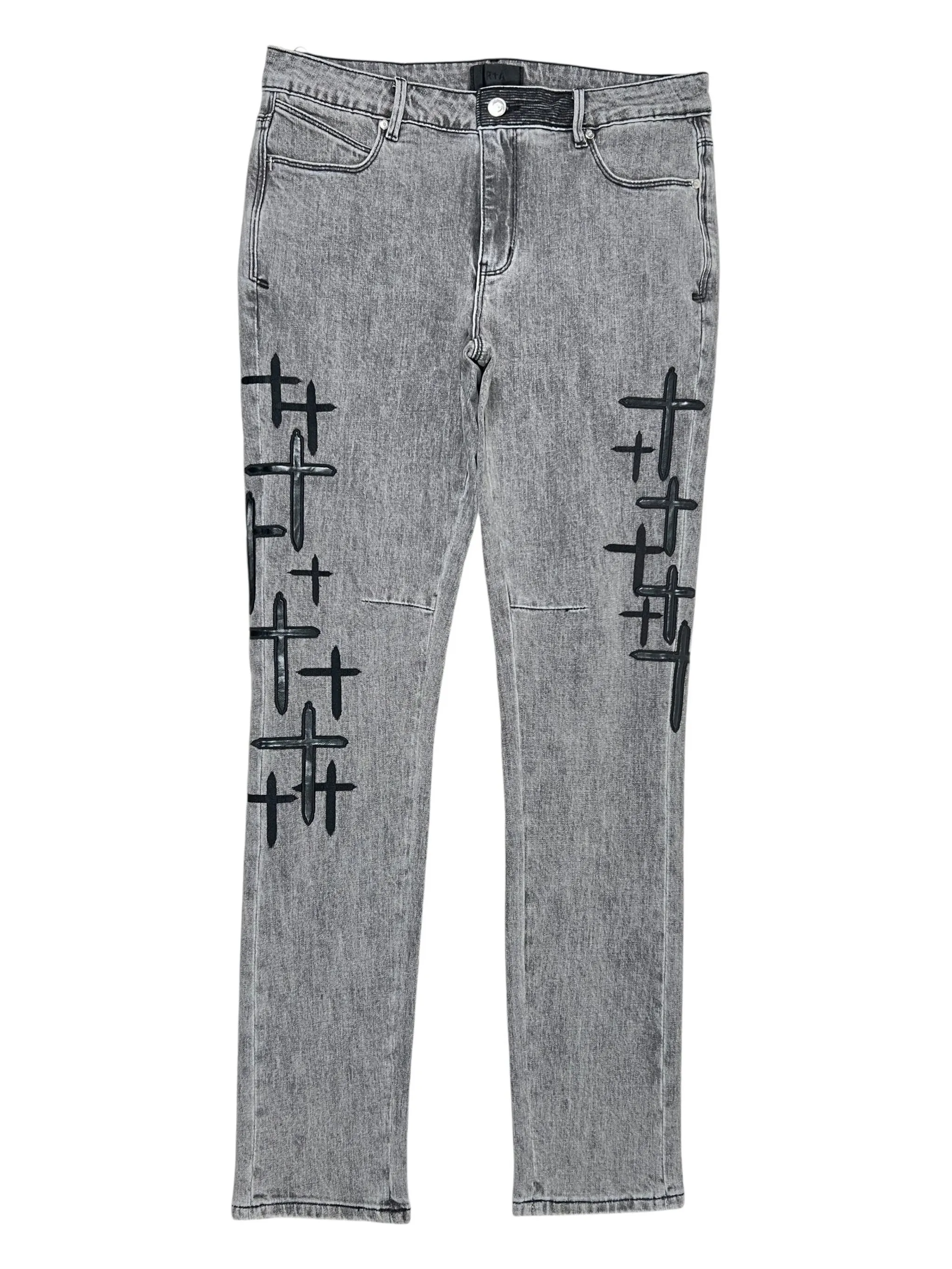 Джинсы с нашивками Bryant cross Rta, серый
Джинсы с нашивками Bryant cross Rta, серый