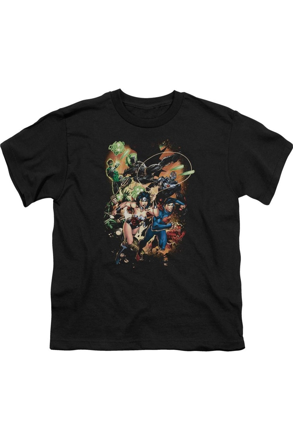 Футболка с коротким рукавом для детей "Justice League of America" боевая Gildan, черный
Футболка с коротким рукавом для детей "Justice League of America" боевая Gildan, черный