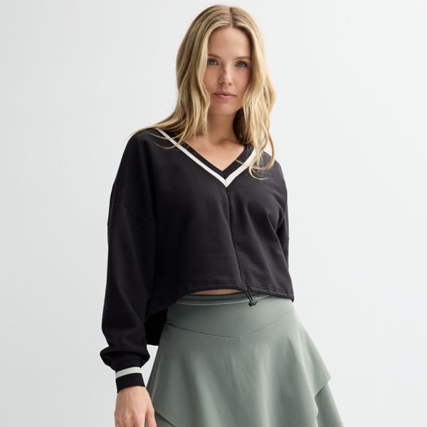 Женская университетская кофта-повер с завязкой на талии Flx, черный
Женская университетская кофта-повер с завязкой на талии Flx, черный