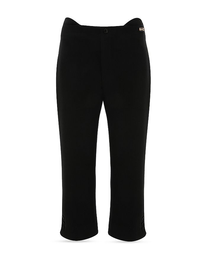 Укороченные брюки Victoria Beckham, черный
Укороченные брюки Victoria Beckham, черный