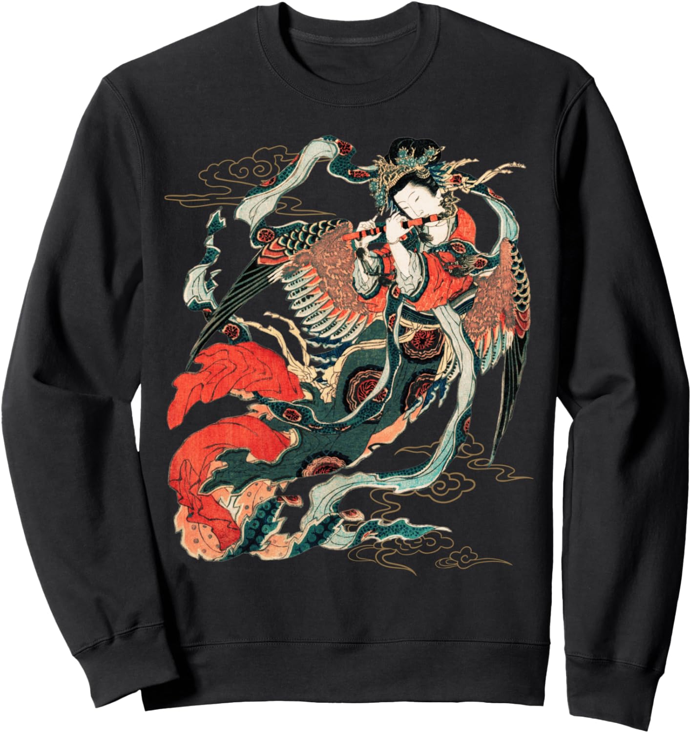 Кацусика Хокусай - толстовка с японским узором Каребинга Traditional Japanese Art Club, черный
Кацусика Хокусай - толстовка с японским узором Каребинга Traditional Japanese Art Club, черный