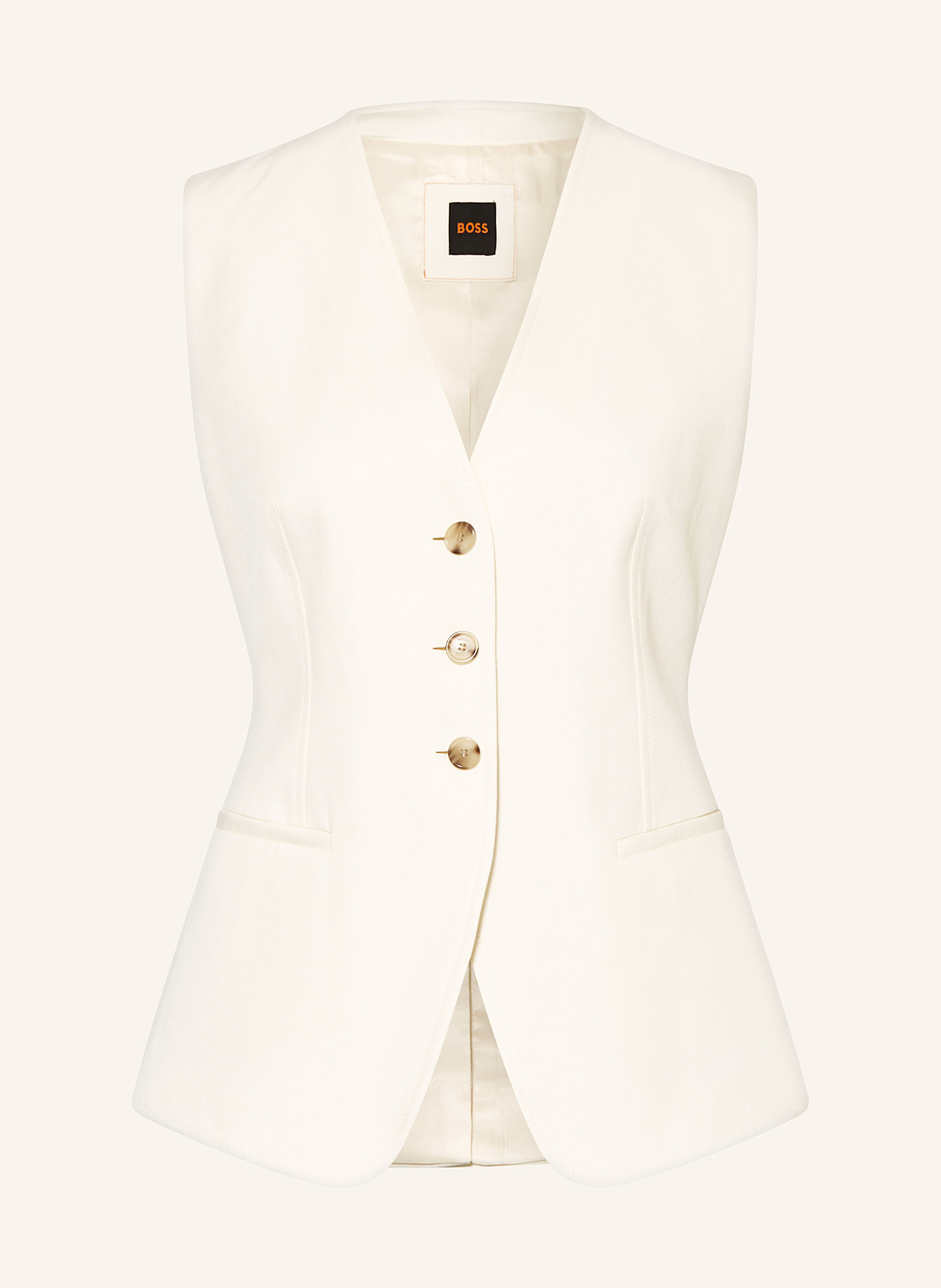 Блейзер жилет хавеста Boss, экрю
Блейзер жилет хавеста Boss, экрю