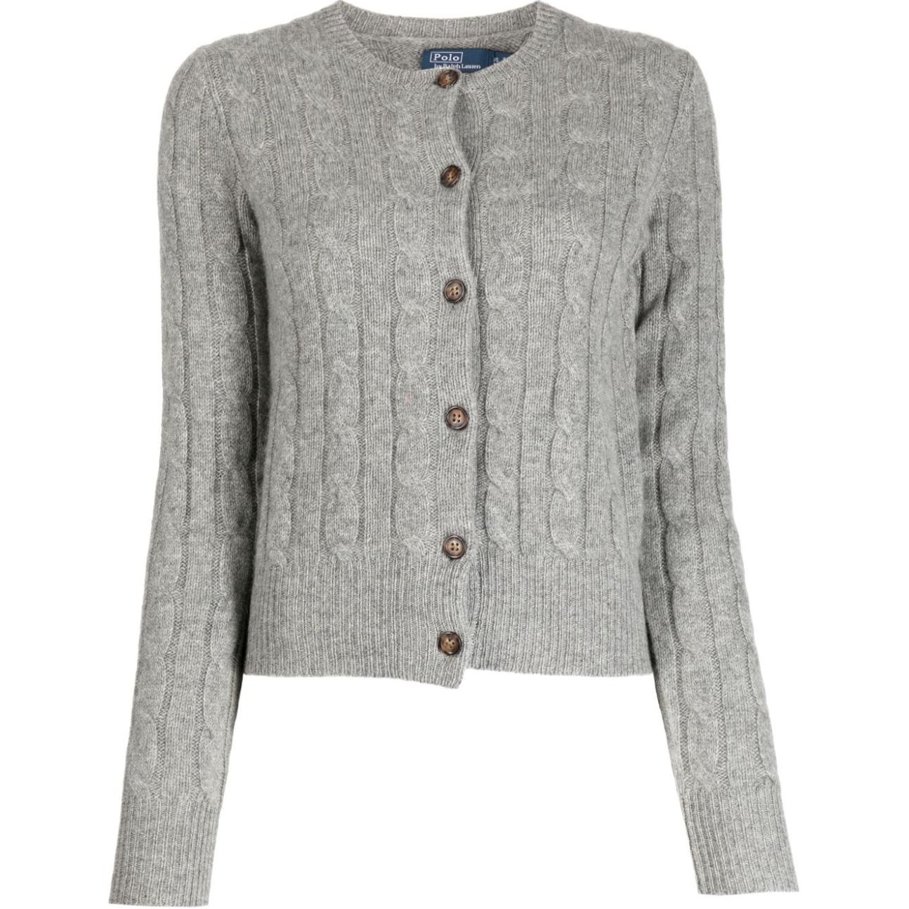 Polo Ralph Lauren Кардиган кабельной вязки из кашемира классический с длинными рукавами Battalion Grey Heather
Polo Ralph Lauren Кардиган кабельной вязки из кашемира классический с длинными рукавами Battalion Grey Heather