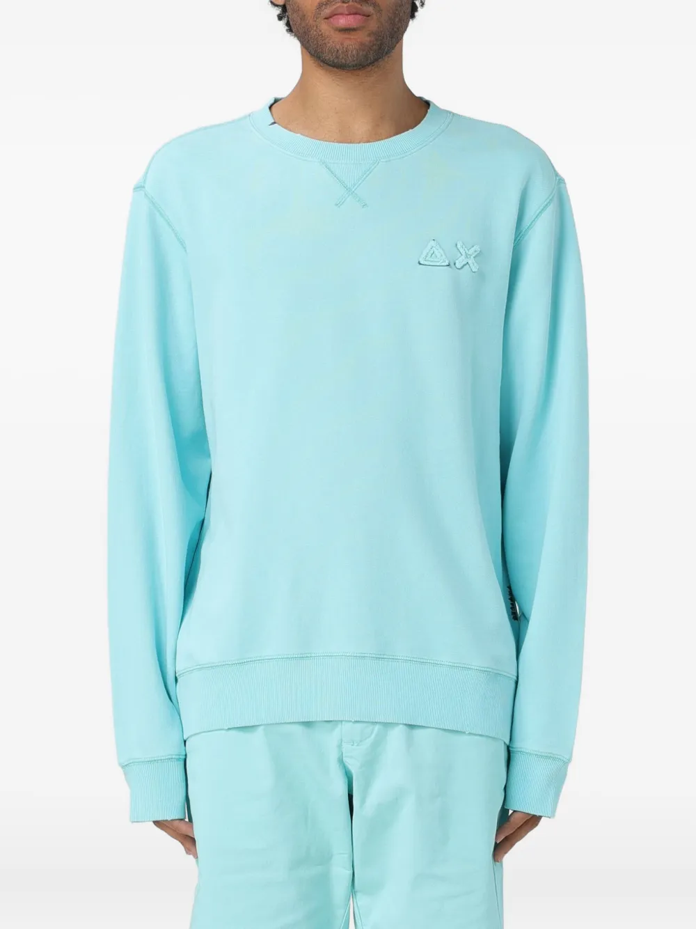 Свитшот с вышитым логотипом Sun67, синий 
Свитшот с вышитым логотипом Sun67, синий