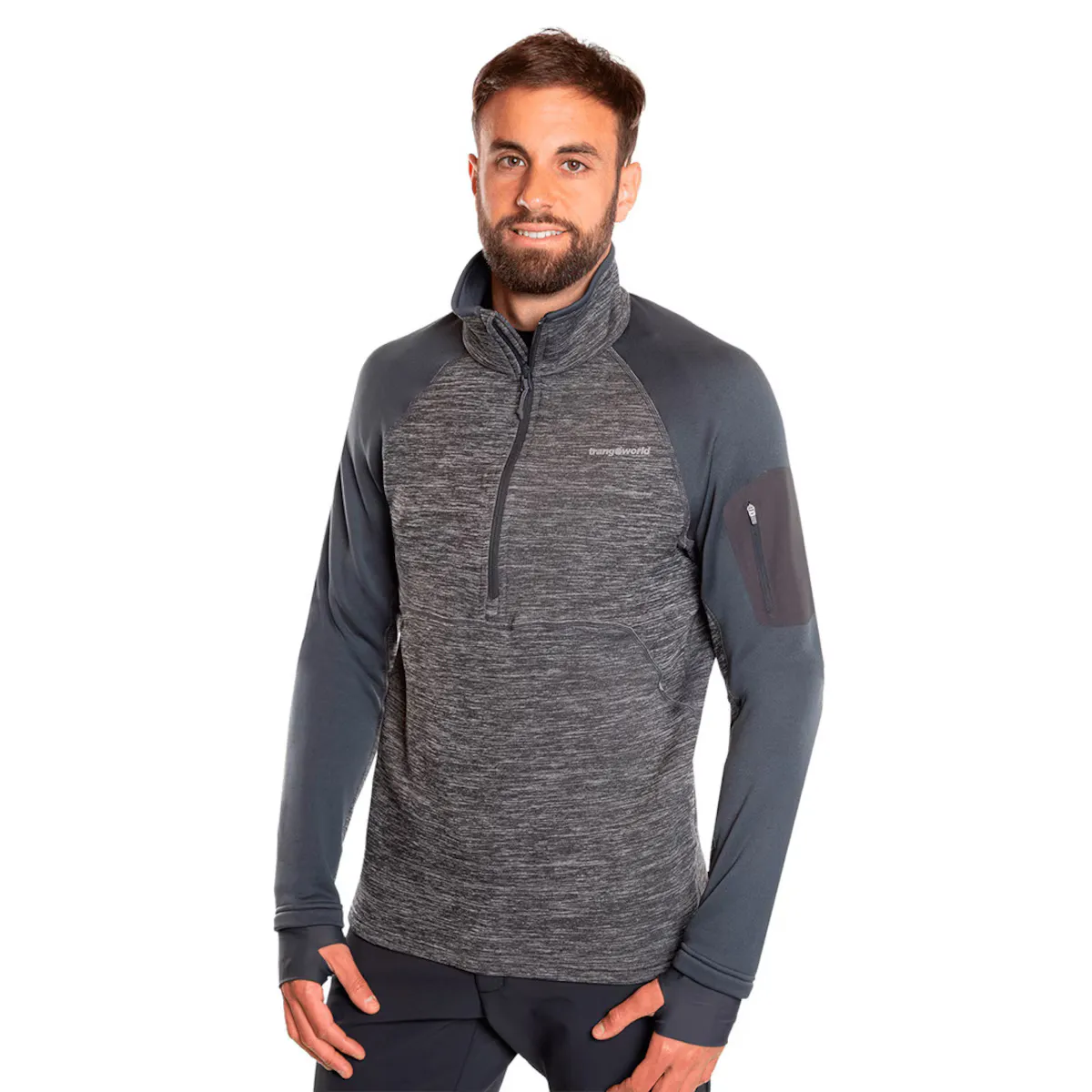 Chiasso Vd Trangoworld мужской флис, черный/графит
Chiasso Vd Trangoworld мужской флис, черный/графит