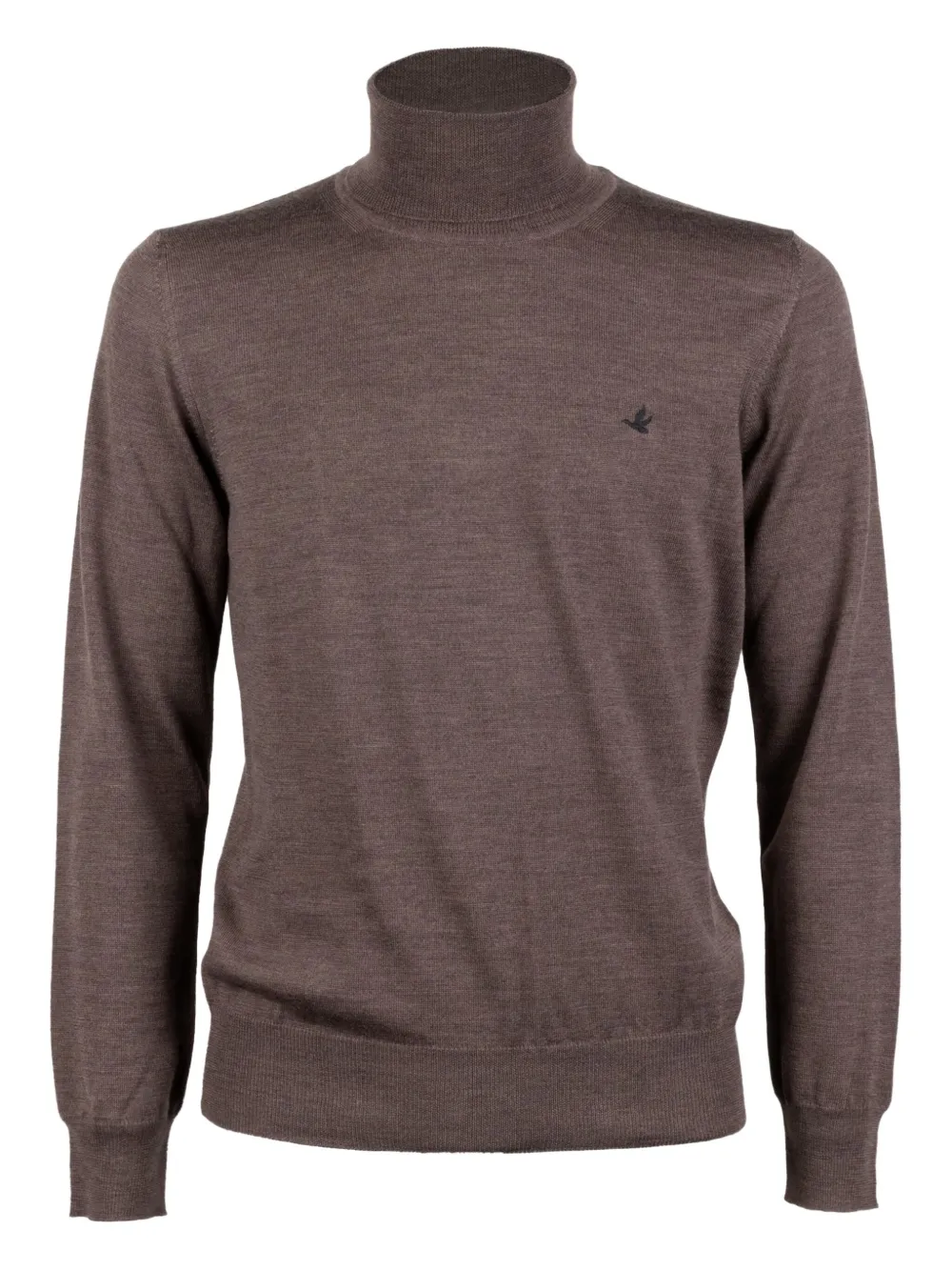 Свитер с воротником-гольф и логотипом Brooksfield, коричневый
Свитер с воротником-гольф и логотипом Brooksfield, коричневый