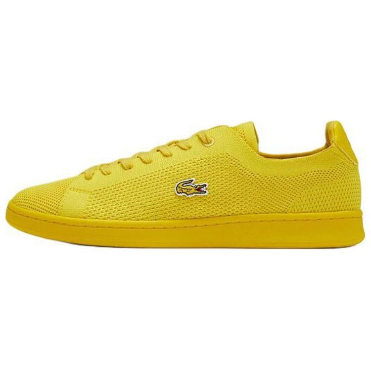Кроссовки LACOSTE Skateboarding Shoes Men Low-top Yellow, желтый 
Кроссовки LACOSTE Skateboarding Shoes Men Low-top Yellow, желтый