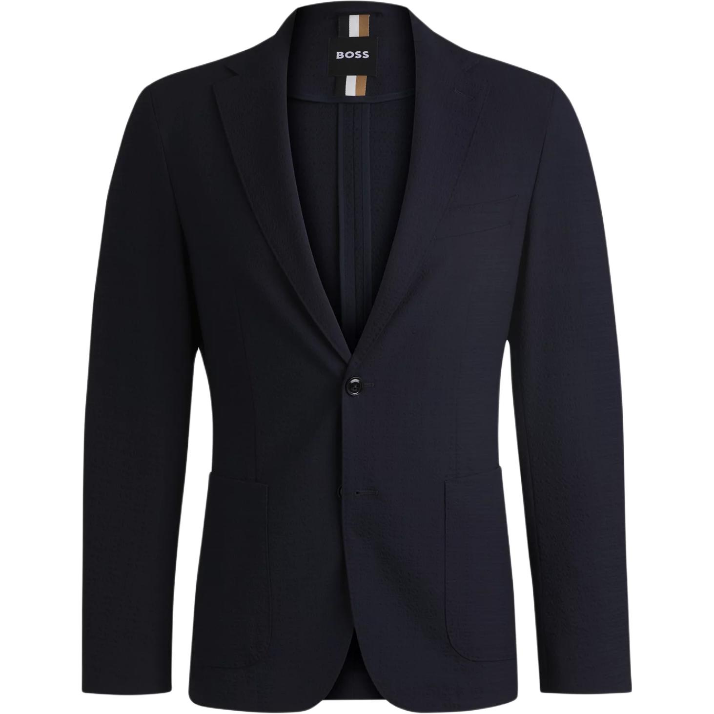 HUGO BOSS Блейзер из пике с эластаном приталенный, Dark Blue
HUGO BOSS Блейзер из пике с эластаном приталенный, Dark Blue