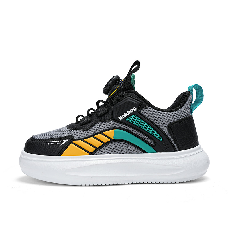 Противоскользящая амортизирующая износостойкая дышащая повседневная обувь для детей BOBDOG, черный/серый
Противоскользящая амортизирующая износостойкая дышащая повседневная обувь для детей BOBDOG, черный/серый