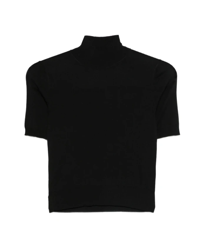 Полосатый ребристый пуловер с короткими рукавами Goes Botanical, черный
Полосатый ребристый пуловер с короткими рукавами Goes Botanical, черный