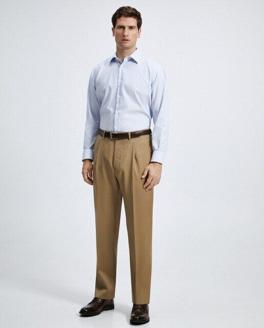 Мужские классические брюки из 100% шерсти Emidio Tucci, бежевый
Мужские классические брюки из 100% шерсти Emidio Tucci, бежевый