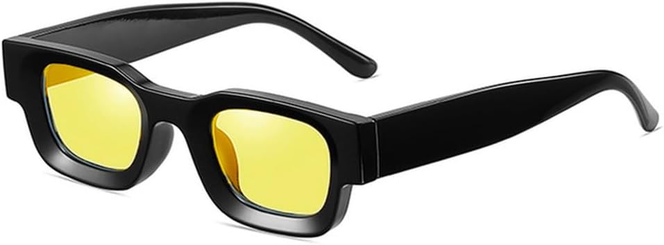 Популярные модные солнцезащитные очки для женщин в стиле ретро с прозрачными линзами цвета океана, мужские солнцезащитные очки в стиле панк с защитой от УФ-излучения UV400 HHZZYVY, Black Yellow
Популярные модные солнцезащитные очки для женщин в стиле ретро с прозрачными линзами цвета океана, мужские солнцезащитные очки в стиле панк с защитой от УФ-излучения UV400 HHZZYVY, Black Yellow