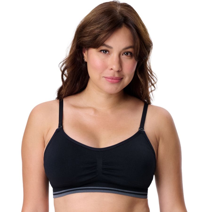 Бесшовный бюстгальтер для кормления грудью и сцеживания молока без помощи рук от Motherhood для женщин, беременных и кормящих Motherhood Maternity, Core black
Бесшовный бюстгальтер для кормления грудью и сцеживания молока без помощи рук от Motherhood для женщин, беременных и кормящих Motherhood Maternity, Core black