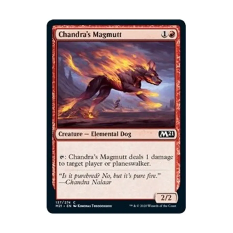 CCG Магмутт Чандры (клавиша C), MTG - Core Set 2021
CCG Магмутт Чандры (клавиша C), MTG - Core Set 2021