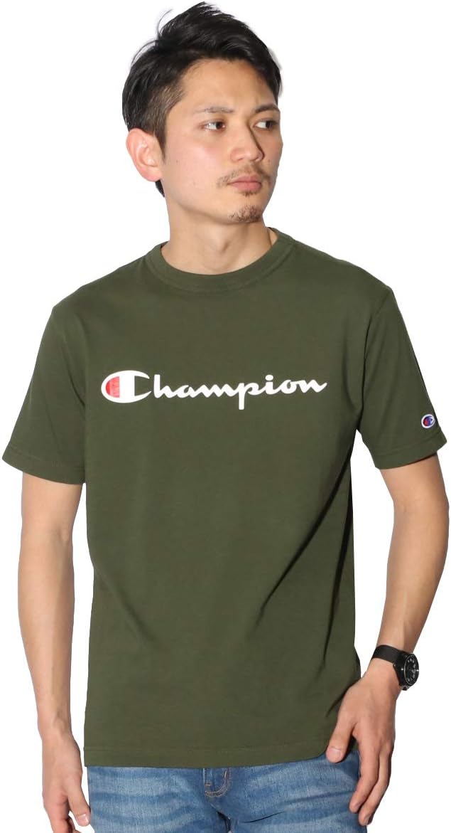 Мужская футболка Champion C3-P302 с коротким рукавом, 100% хлопок, классический дизайн, с логотипом, темно-зеленый
Мужская футболка Champion C3-P302 с коротким рукавом, 100% хлопок, классический дизайн, с логотипом, темно-зеленый