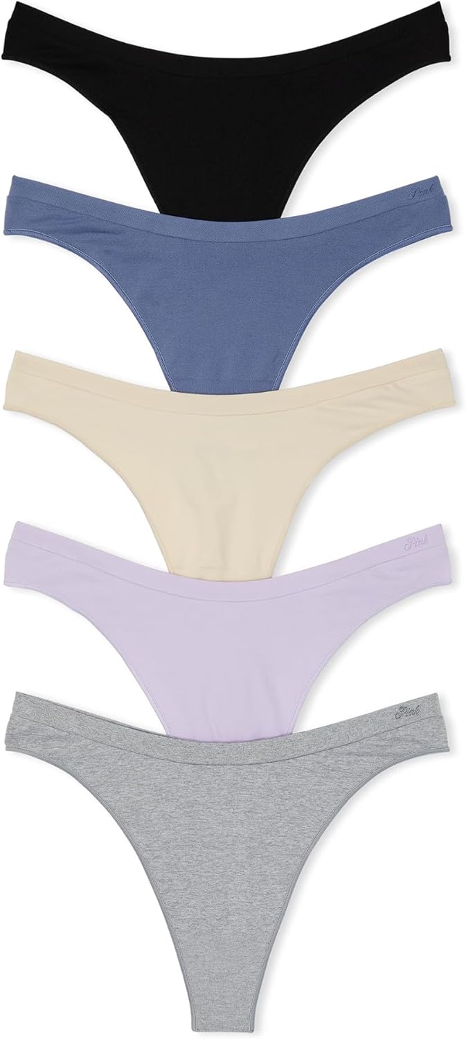 Victoria's Secret PINK Женские бесшовные стринги, трусики для женщин, набор из нескольких пар (XS-XXL), Spring Basic
Victoria's Secret PINK Женские бесшовные стринги, трусики для женщин, набор из нескольких пар (XS-XXL), Spring Basic