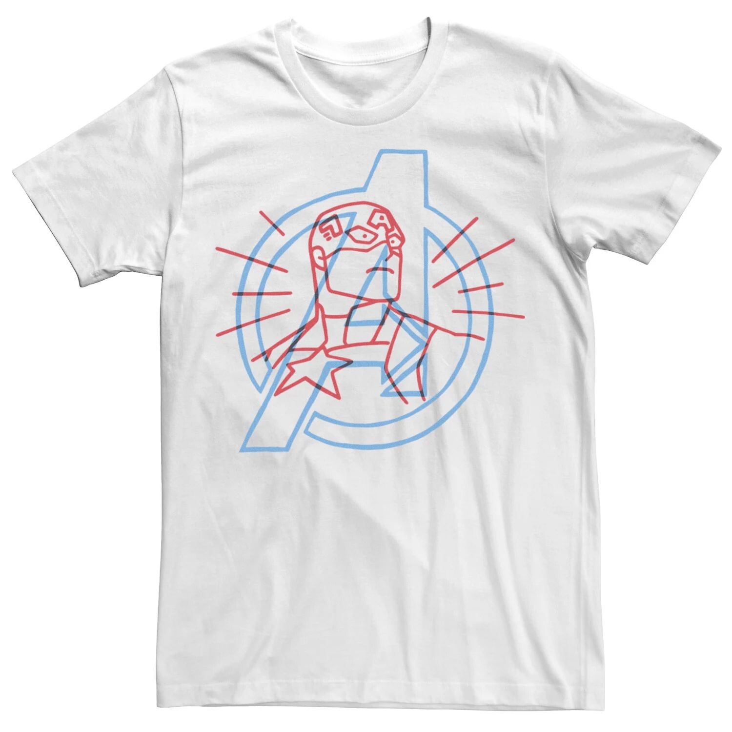Мужская футболка с контурным логотипом Капитана Америки «Мстители» Marvel
Мужская футболка с контурным логотипом Капитана Америки «Мстители» Marvel