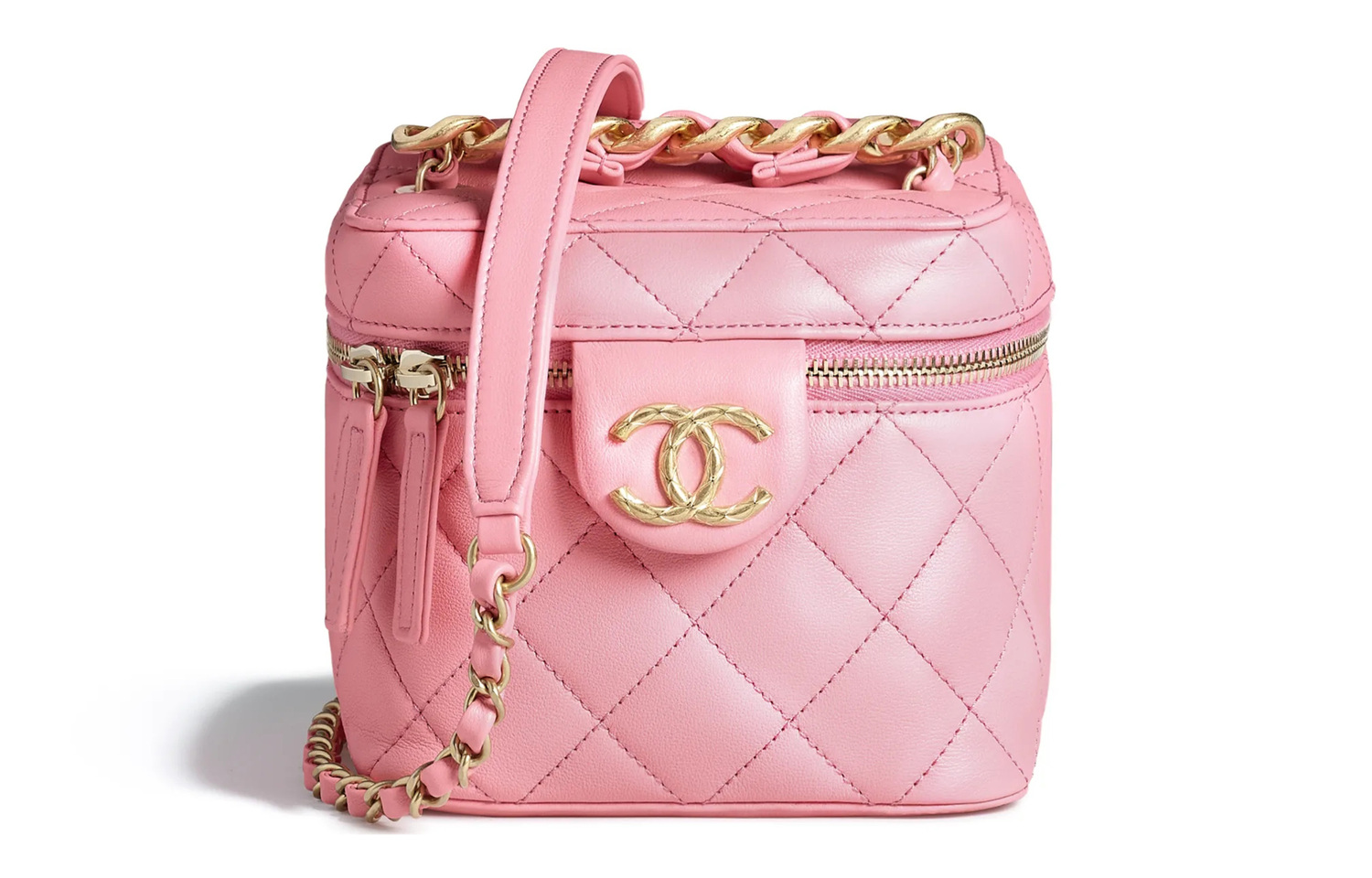 CHANEL Косметичка из телячьей кожи, сумка через плечо, кросс-боди маленькая women's coral pink
CHANEL Косметичка из телячьей кожи, сумка через плечо, кросс-боди маленькая women's coral pink