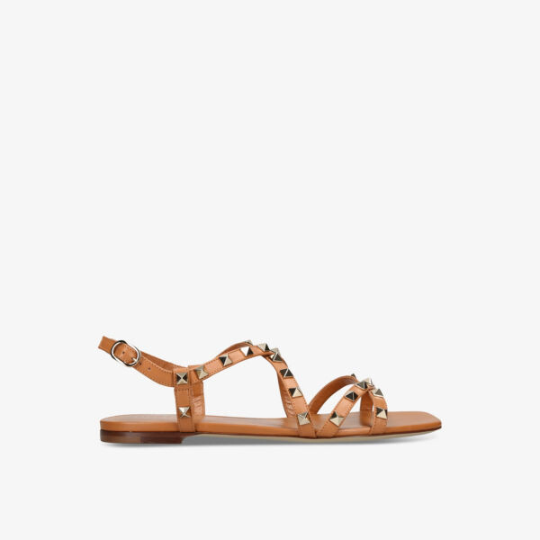 Сандалии Rockstud на плоской подошве из кожи с декором Valentino Garavani, коричневый
Сандалии Rockstud на плоской подошве из кожи с декором Valentino Garavani, коричневый