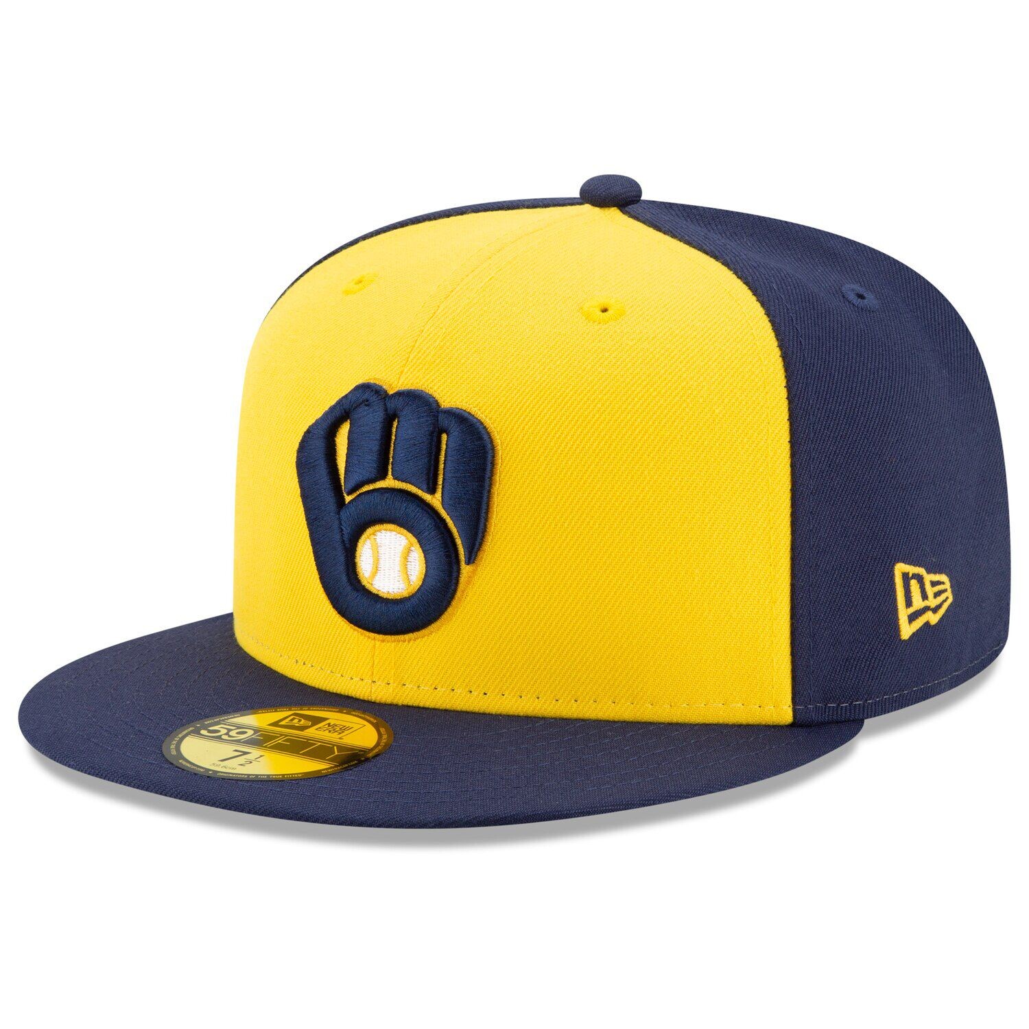 Мужская облегающая шляпа New Era темно-синего/желтого цвета Milwaukee Brewers Alternate Authentic Collection On-Field 59FIFTY
Мужская облегающая шляпа New Era темно-синего/желтого цвета Milwaukee Brewers Alternate Authentic Collection On-Field 59FIFTY