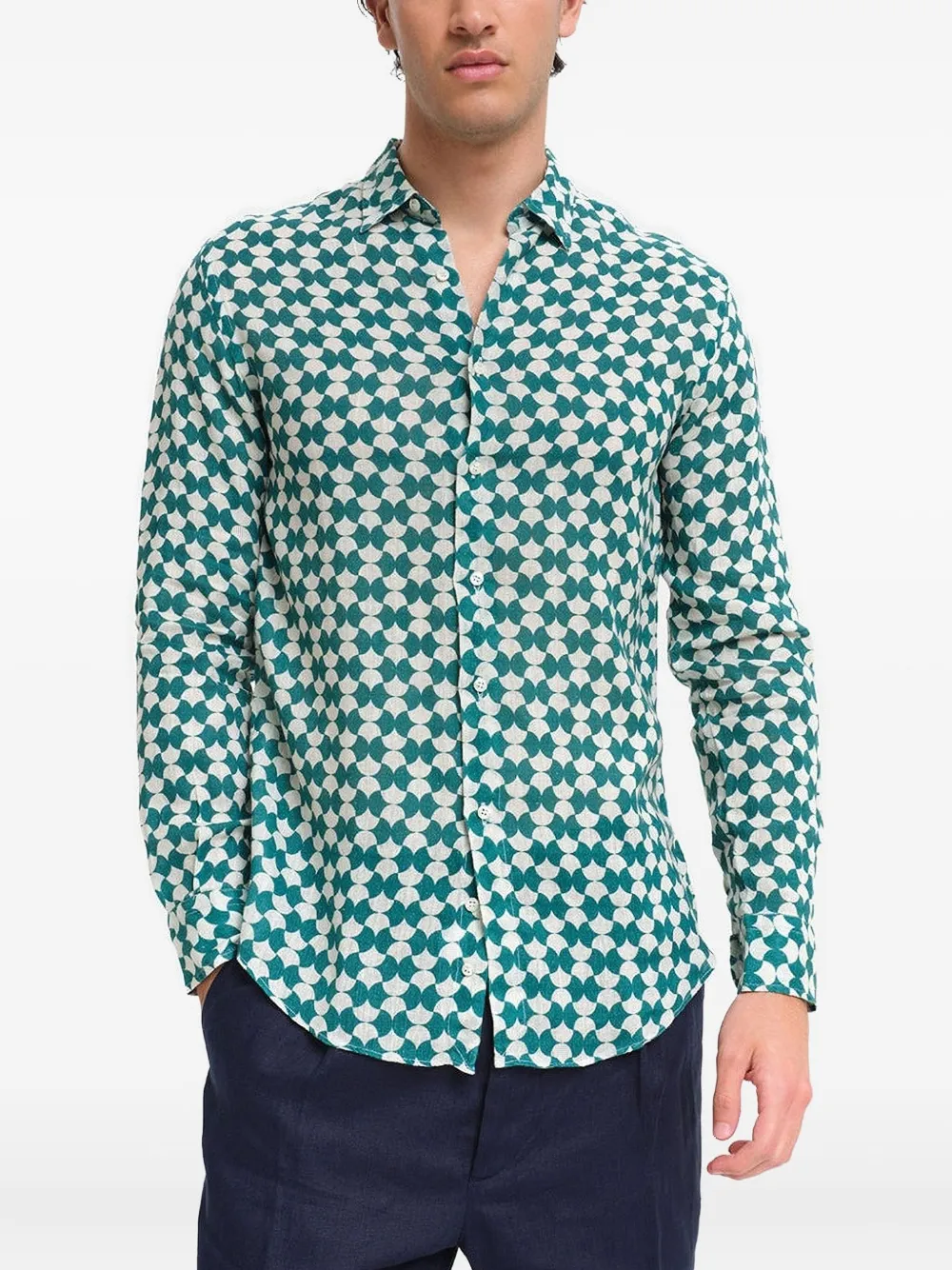 Рубашка с узором Peninsula Swimwear, зеленый
Рубашка с узором Peninsula Swimwear, зеленый