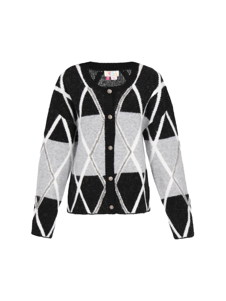 Женский кардиган черного серого цвета IZIA
Женский кардиган черного серого цвета IZIA