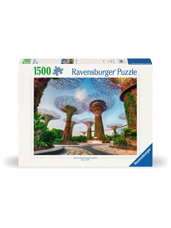 Пазл Ravensburger, 1500 деталей, «Сады у залива в Сингапуре», цветной
Пазл Ravensburger, 1500 деталей, «Сады у залива в Сингапуре», цветной