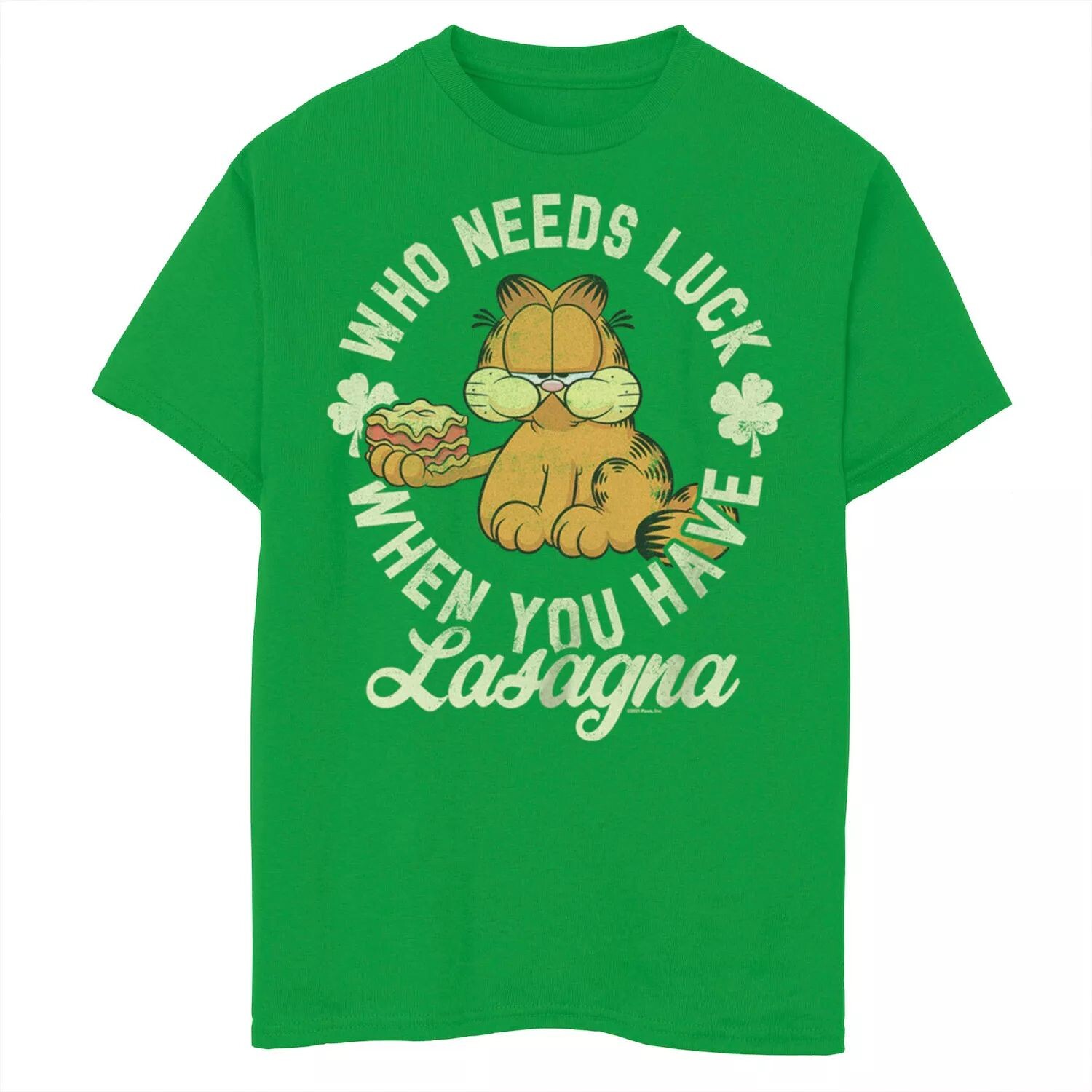 Футболка «Гарфилд ест лазанью» для мальчиков 8–20 лет с трилистником Licensed Character
Футболка «Гарфилд ест лазанью» для мальчиков 8–20 лет с трилистником Licensed Character