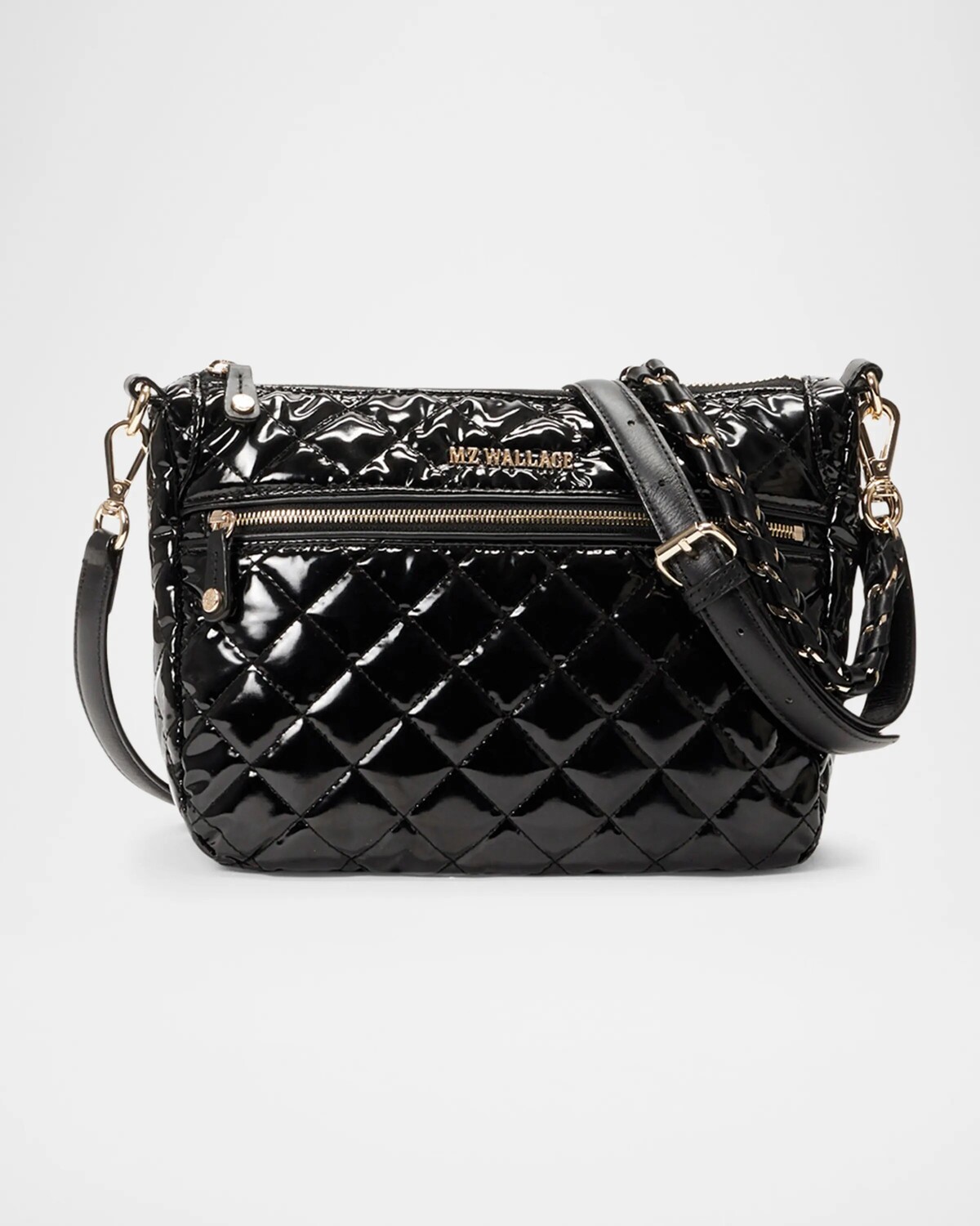 Стеганая лакированная сумка через плечо Crosby Ella Mz Wallace, черный
Стеганая лакированная сумка через плечо Crosby Ella Mz Wallace, черный