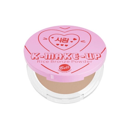 K-MAKE-UP Рисовый бронзер для лица 01 Натуральная бронза 9,5 г Bell
K-MAKE-UP Рисовый бронзер для лица 01 Натуральная бронза 9,5 г Bell