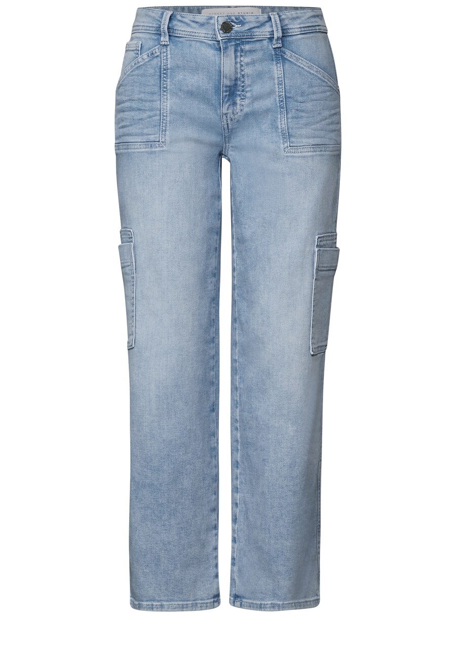 Обычные джинсы-карго Street One Studio, светло-голубой
Обычные джинсы-карго Street One Studio, светло-голубой