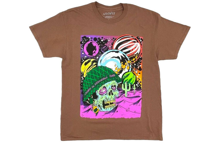 Футболка унисекс коричневая Travis Scott, коричневый 
Футболка унисекс коричневая Travis Scott, коричневый