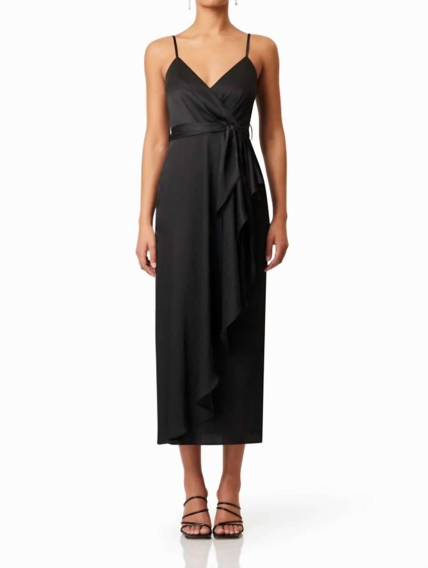 Платье Myra Midi для коктейля в черном цвете ELLIATT
Платье Myra Midi для коктейля в черном цвете ELLIATT